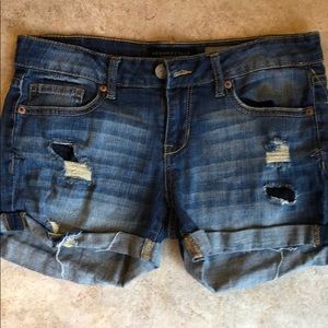 Aeropostale blue jean shorts, size 4